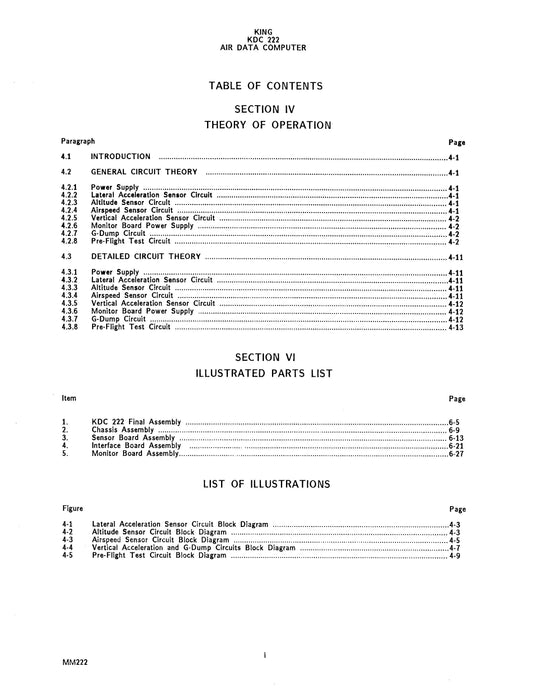 King KDC 222 Air Data Computer Maintenance Manual (006-5658-00)