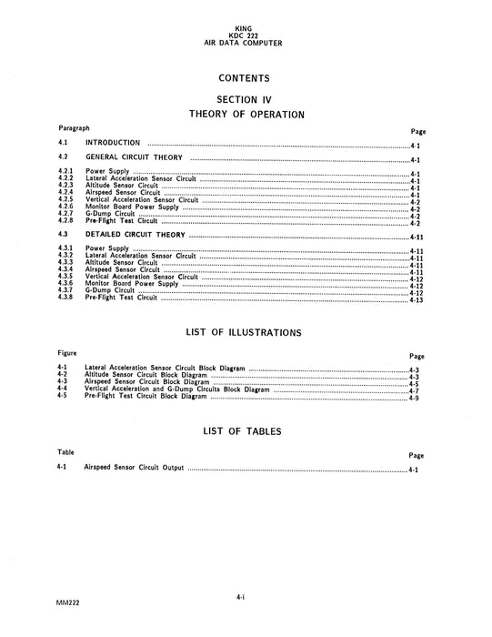 King KDC 222 Air Data Computer Maintenance Manual (006-5658-00)