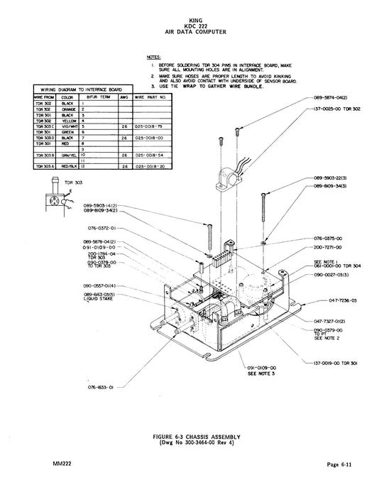 King KDC 222 Air Data Computer Maintenance Manual (006-5658-00)