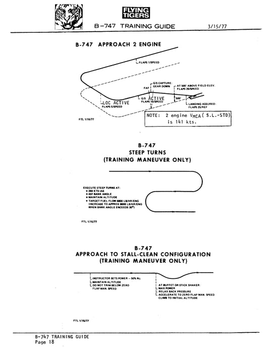 Flying Tigers B-747 Training Guide