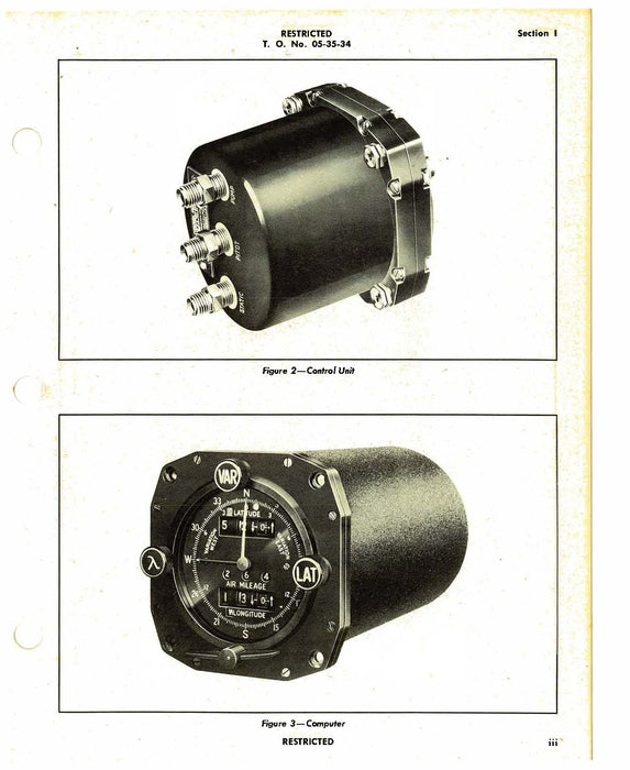 Pioneer Air Position Indicator - Navigation Handbook of Operation And Service Instructions (05-35-34)