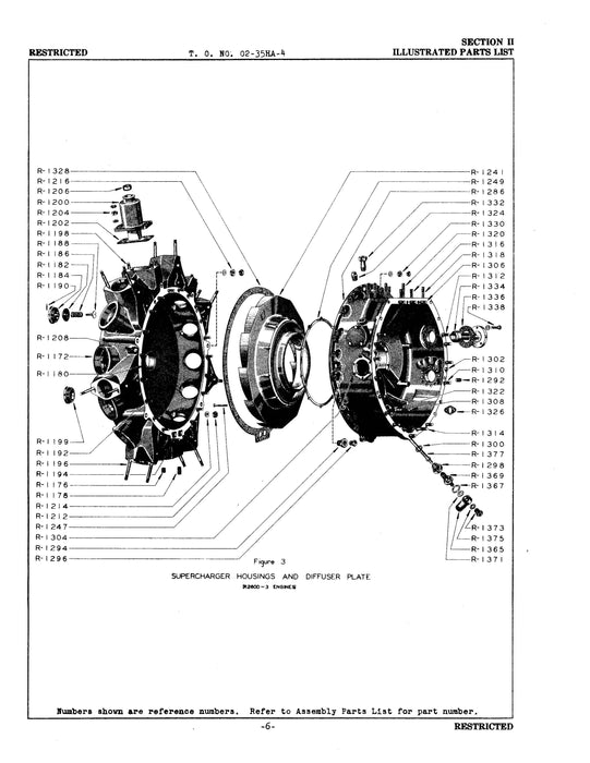 Wright Aeronautical R-2600-3 and -11 Aircraft Engines Parts Catalog (02-35HA-4)