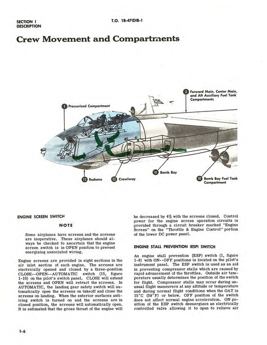 Boeing DB-47B 1958 Flight Handbook (1B-47(D)B-1)