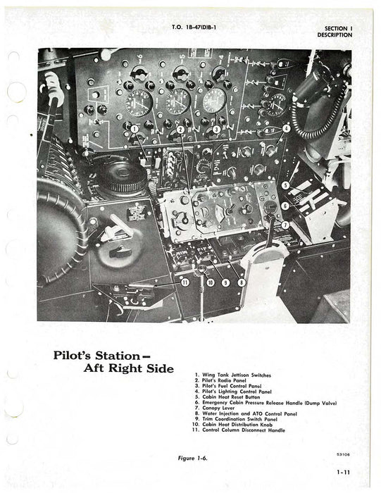 Boeing DB-47B 1958 Flight Handbook (1B-47(D)B-1)