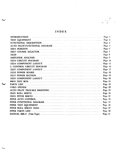 Edo-Aire Mitchell AK058 to AK079 Models Autopilot Service Manual