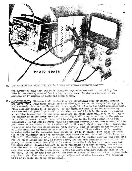 Edo-Aire Mitchell AK058 to AK079 Models Autopilot Service Manual