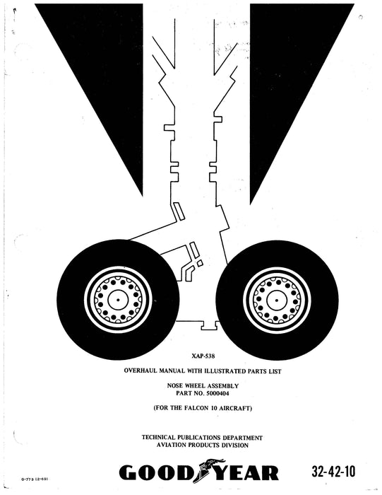 Goodyear XAP-538 Overhaul Manual With Illustrated Parts List (32-42-10)