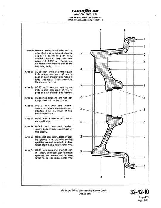 Goodyear XAP-538 Overhaul Manual With Illustrated Parts List (32-42-10)