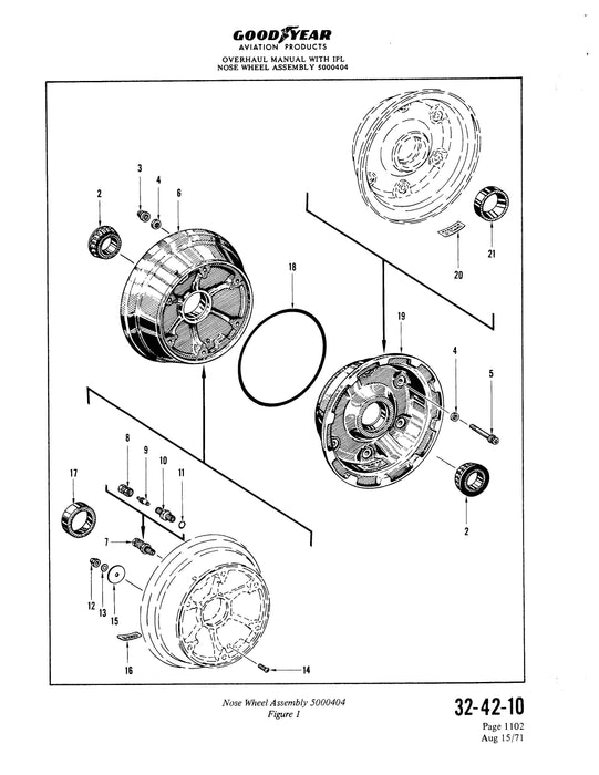 Goodyear XAP-538 Overhaul Manual With Illustrated Parts List (32-42-10)