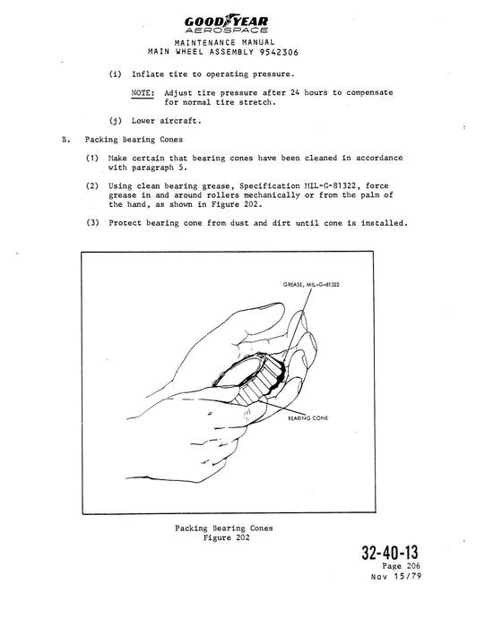 Goodyear AP-489 Main Wheel, Nose Wheel and Brake Assembly Maintenance Manual