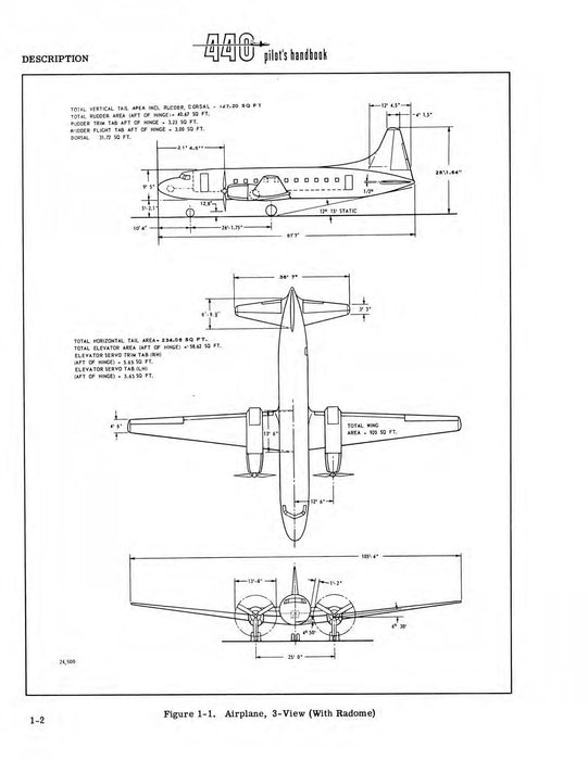 Convair Metropolitan 440 Pilot's Handbook (ZM-440-011)