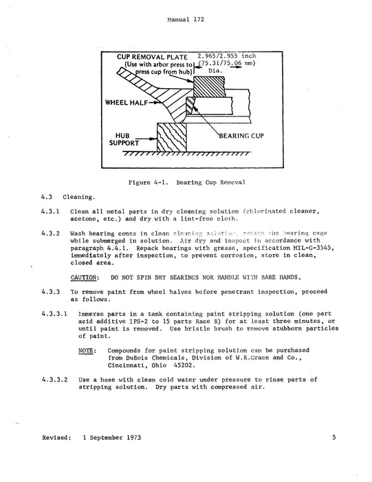 B.F. Goodrich 3-1345 Main Landing Gear Wheel Installation, Maintenance and Overhaul Manual (JN15873)