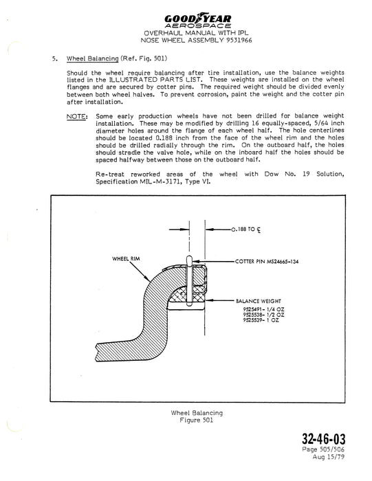 Goodyear AP-114 Main Wheel, Brake, Nose Wheel Assembly Overhaul with Illustrated Parts List (AP-114)