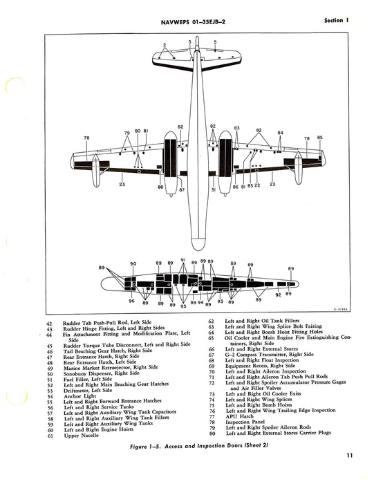 Martin P5M-2 Maintenance Instructions 1961 (01-35EJB-2)