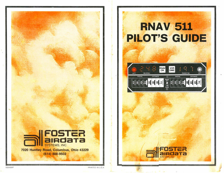 Foster RNAV 511 Pilot's Guide