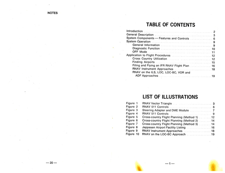 Foster RNAV 511 Pilot's Guide