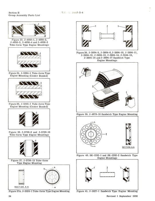 Aircraft Engine Mountings Illustrated Parts Catalog (2RA3-2-4)