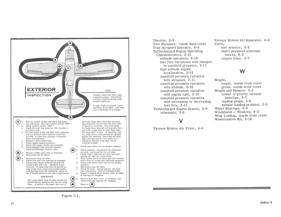 Cessna 206 Turbo Super Skywagon 1966 Owner's Manual (D371-13)