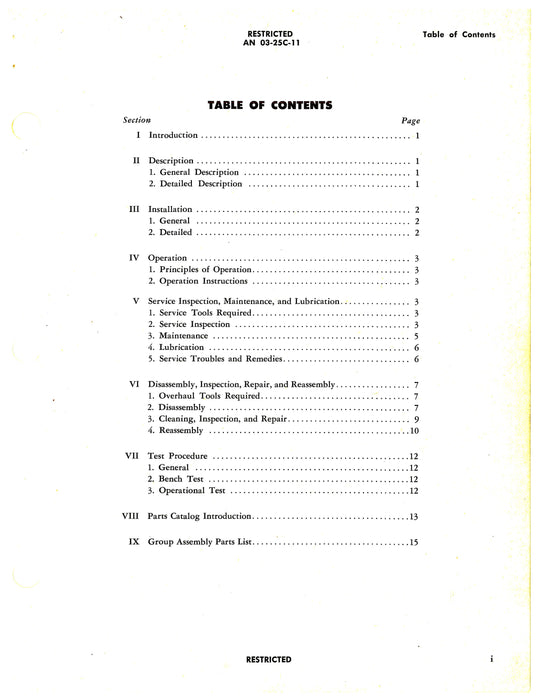 Bendix Multiple Disc Brakes Handbook of Instructions with Parts Catalog (03-25C-11)
