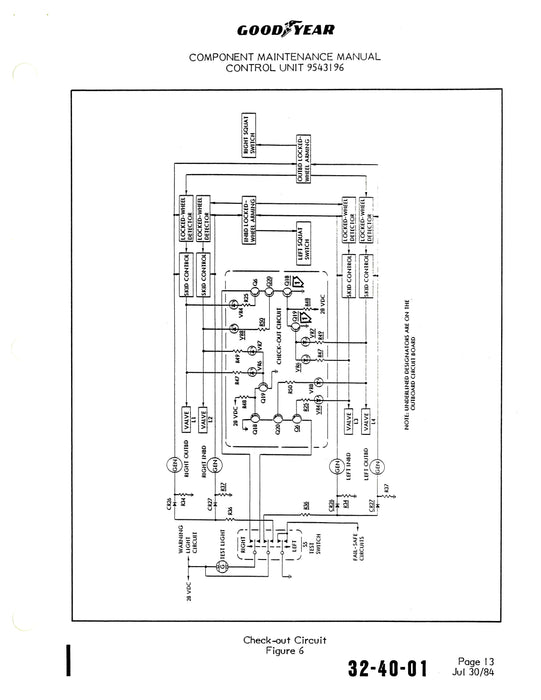 Goodyear AP-294 Skid Control Unit Component Maintenance Manual With Illustrated Parts