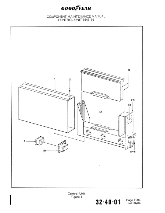 Goodyear AP-294 Skid Control Unit Component Maintenance Manual With Illustrated Parts