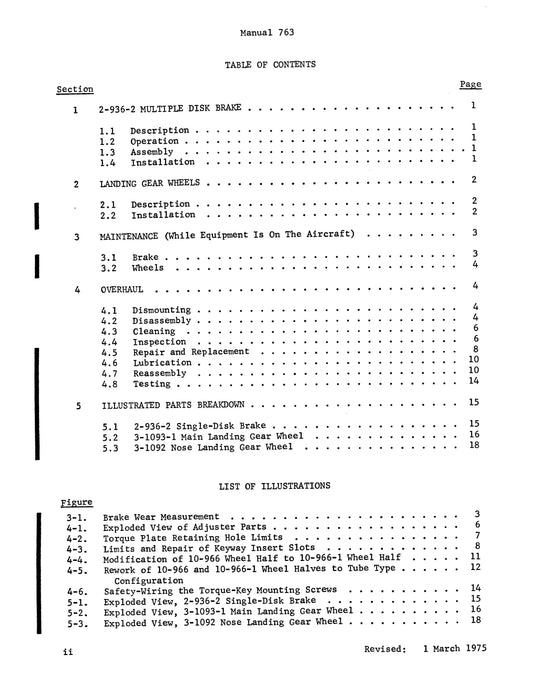 B.F. Goodrich Manual 763 Learjet Installation, Maintenance, Overhaul (763)