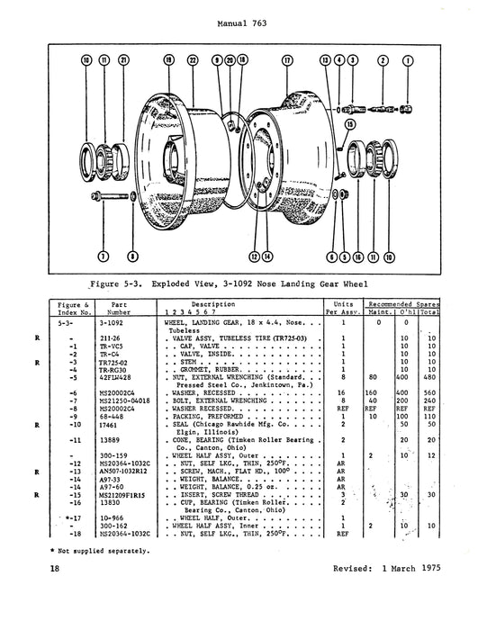 B.F. Goodrich Manual 763 Learjet Installation, Maintenance, Overhaul (763)