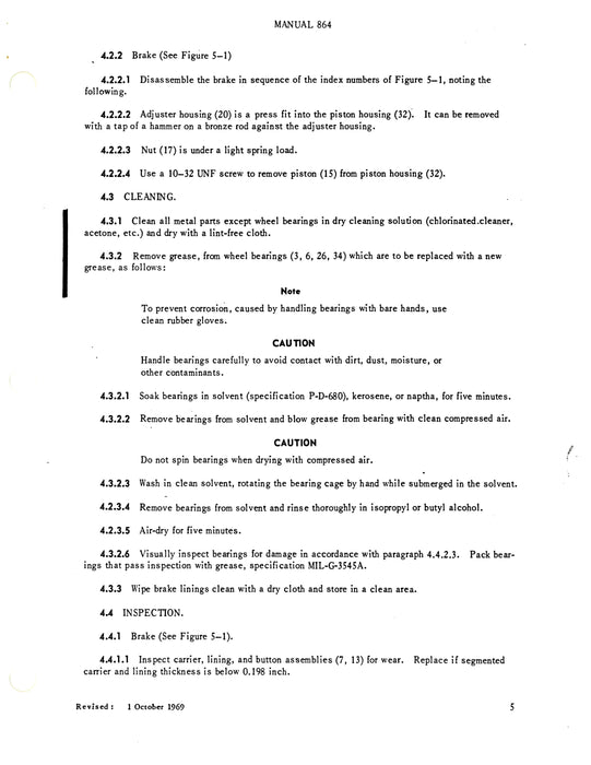 B.F. Goodrich Manual 864  Installation, Maintenance, Overhaul (864)