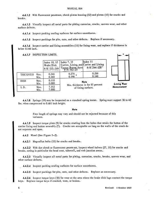 B.F. Goodrich Manual 864  Installation, Maintenance, Overhaul (864)