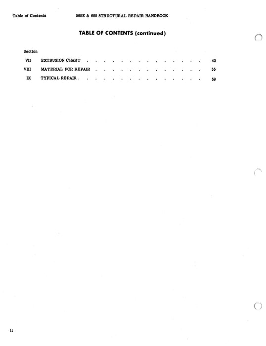 Aero Commander 560E & 680 Structural Repair Handbook