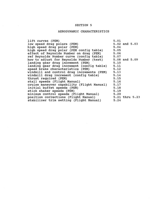 Boeing 747 Performance Engineer Training Manual 1983