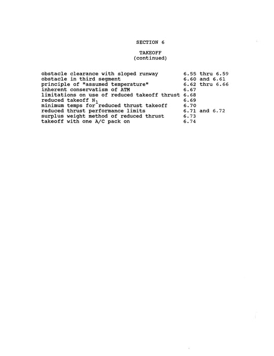 Boeing 747 Performance Engineer Training Manual 1983