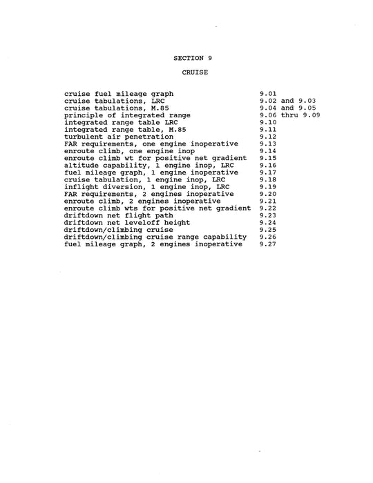 Boeing 747 Performance Engineer Training Manual 1983