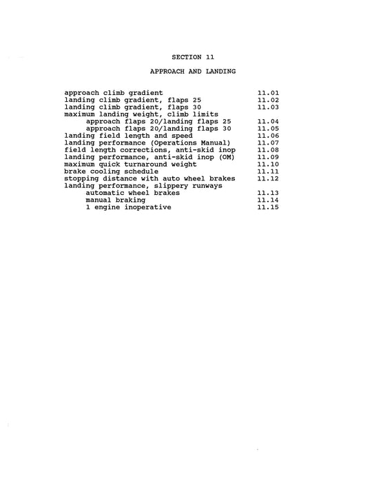 Boeing 747 Performance Engineer Training Manual 1983