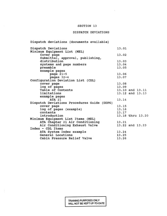 Boeing 747 Performance Engineer Training Manual 1983