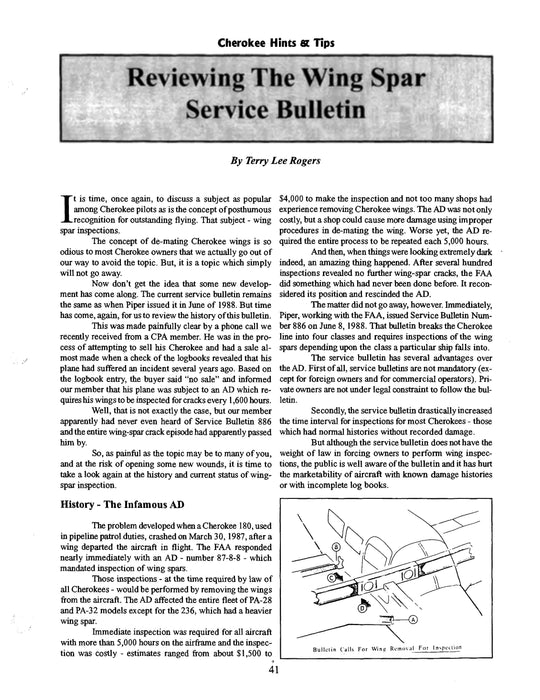 Piper Cherokee Hints & Tips by Cherokee Pilot's Association