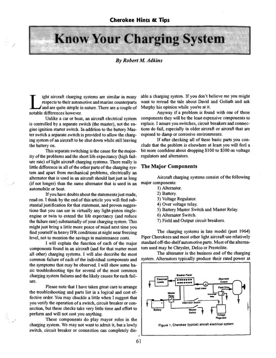 Piper Cherokee Hints & Tips by Cherokee Pilot's Association