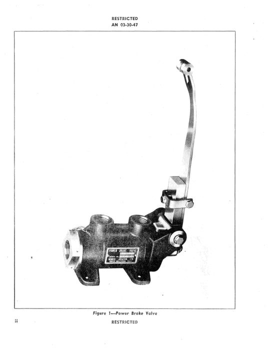 Bendix Power Brake Valves Handbook of Instructions with Parts Catalog