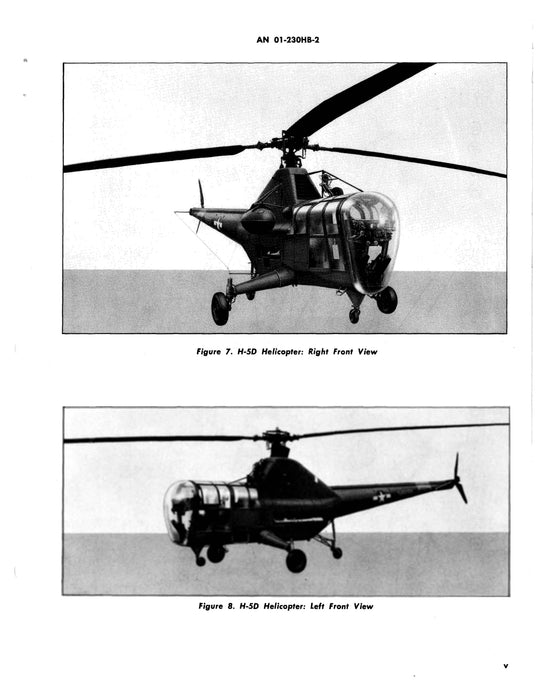 Sikorsky Helicopters USAF H-5A, H-5D, H-5E, Navy H02S1 Erection and Maintenance 01-230HB-2