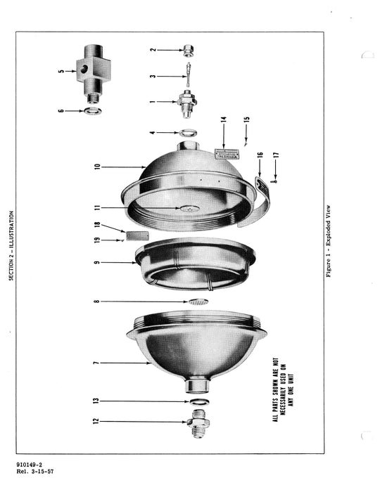 Vickers Hydraulic Accumulators AA-14000, AA-14300 & AS-14300 Parts Catalog