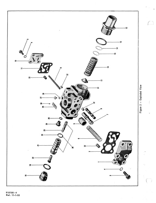 Vickers Unloading Valves AA-14500-A Series Overhaul Manual