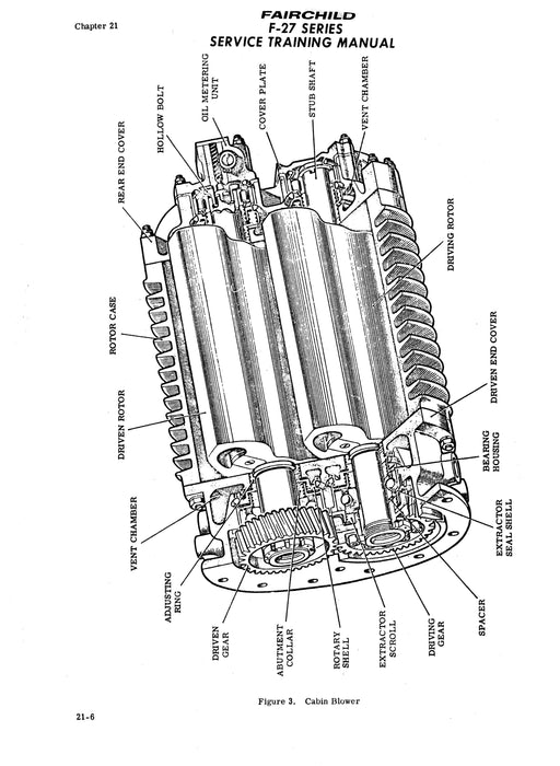 Fairchild F-27 Series Service Training Manual 1974