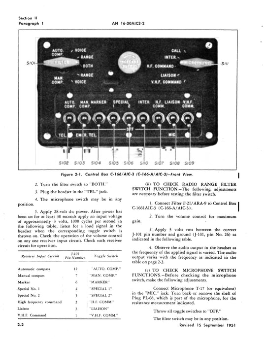 Interphone Equipment AN/AIC-3 Handbook of Operating Instructions 1945 AN 16-30AIC3-2