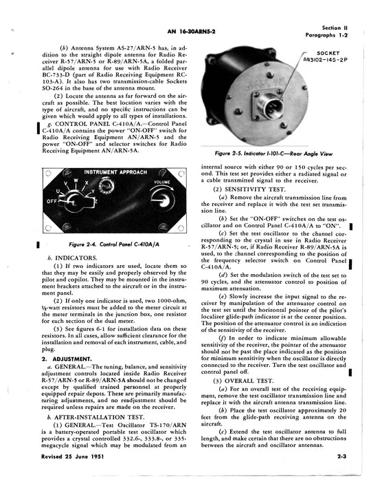 Radio Receiving Equipment AN/ARN-5 & AN/ARN-5A Operation & Service AN 16-30ARN5-2