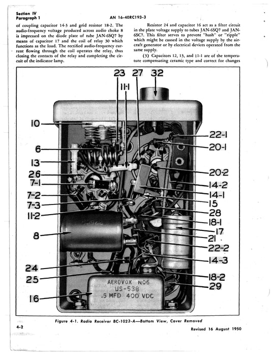 Marker Beacon Receiving Equipment RC-193A & RC-193-AZ Maintenance Instructions AN 16-40RC193-3