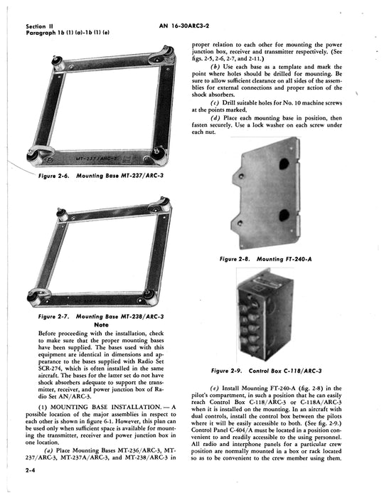 Radio Set AN/ARC-3 Operating Instruction AN 16-30ARC3-2