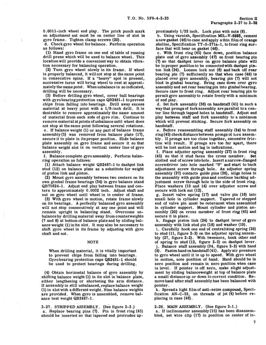 Eclipse-Pioneer Turn and Bank Indicator Type 1718-1A-A1 Overhaul Instructions TO 5F8-4-2-23