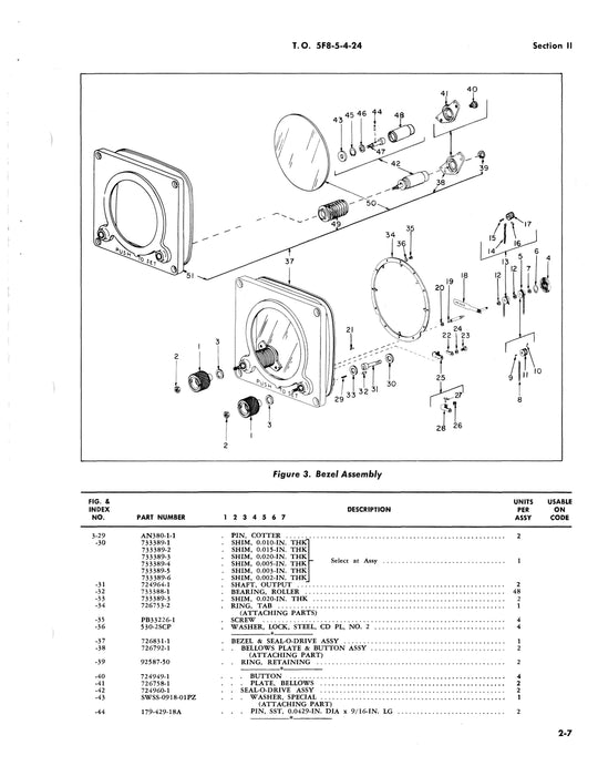 Eclipse-Pioneer Directional Heading Indicator 16800-1A-1A1 Illustrated Parts 5F8-5-4-24