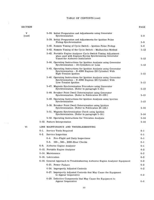 Sperry Engine Analyzer Operation and Service Pub. No. 15-492