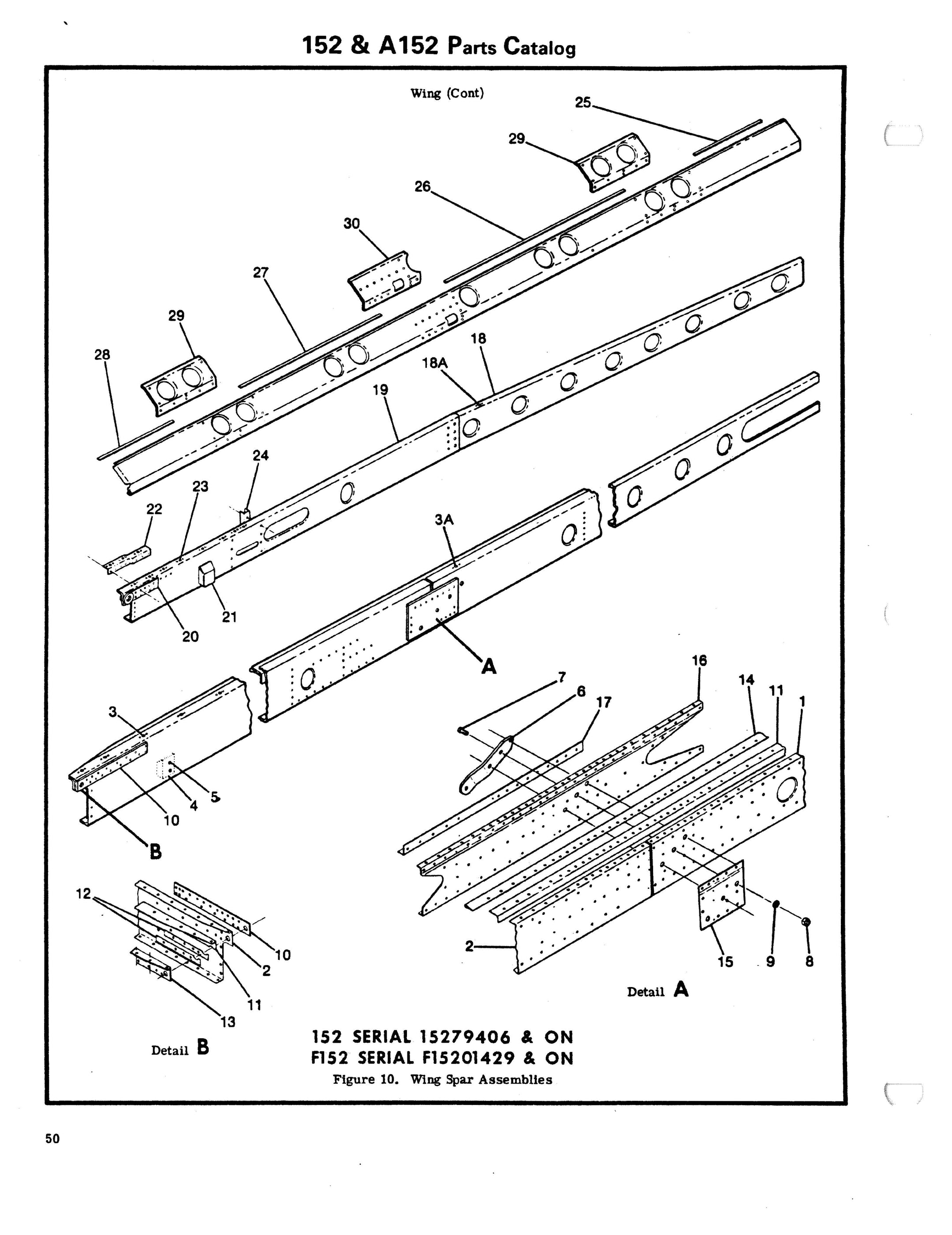 Cessna Model 152 Series 1978 thru 1985 Illustrated Parts Catalog